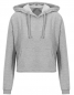 Preview: Damen Cropped Hoodie Heather grey