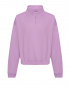 Mobile Preview: Damen Croppd 1/4 Zip Sweater