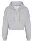 Mobile Preview: Damen Cropped Hoodie