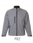 Preview: Softshell Jacke grey melange