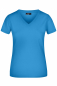 Preview: V-Neck für Damen blau