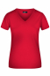 Preview: Ladies V-Neck Shirt rot
