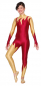 Preview: Lycotex Voltigieranzug Michelle in rot/gold