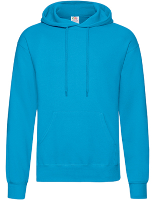 Classic Hooded Sweater in azur
