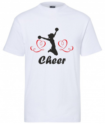 Unisex T-Shirt inkl. Cheerleader Motiv
