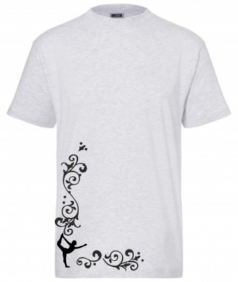 Unisex T-Shirt inkl. Gymnastikmotiv Glitter