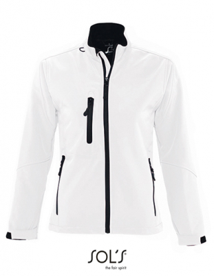 Damen Softshelljacke white