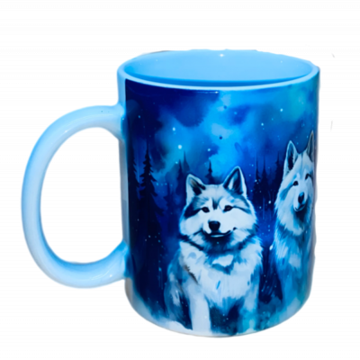 Motivtasse Husky 1