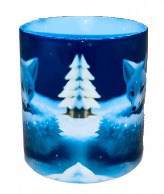 Motivtasse Schneefuchs 1