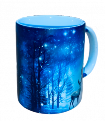 Motivtasse Winterrehe