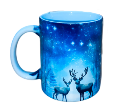 Motivtasse Winterrehe