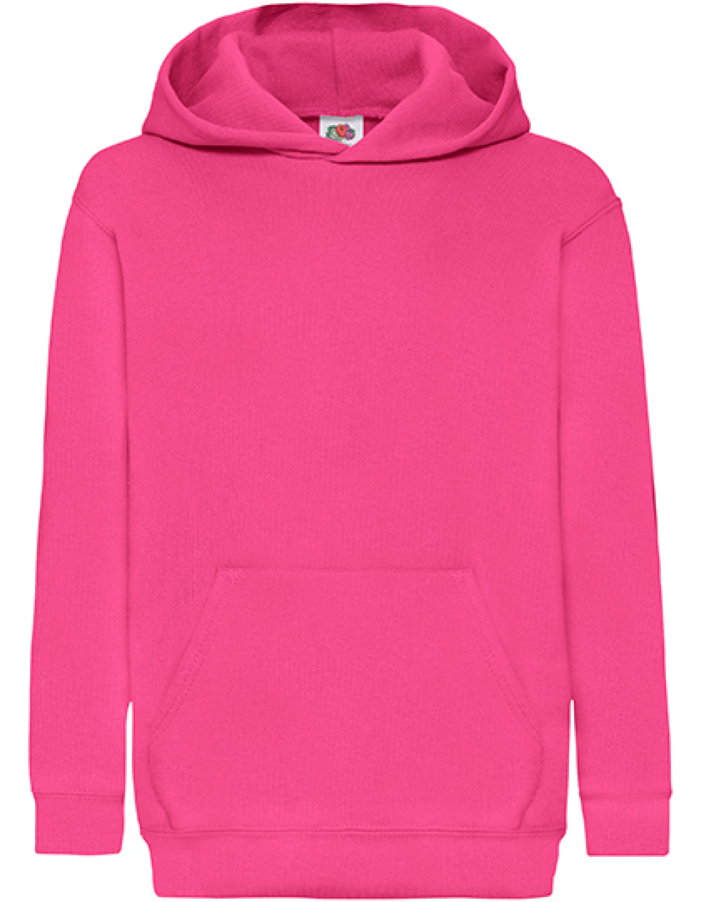 Kids Classic Hooded Sweater in fuchsia