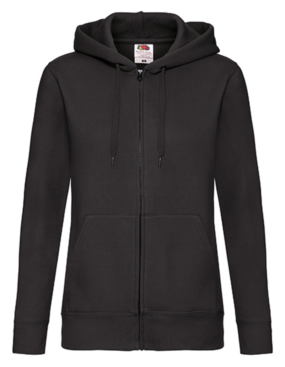 Premium Hooded Sweat Jacket in rot