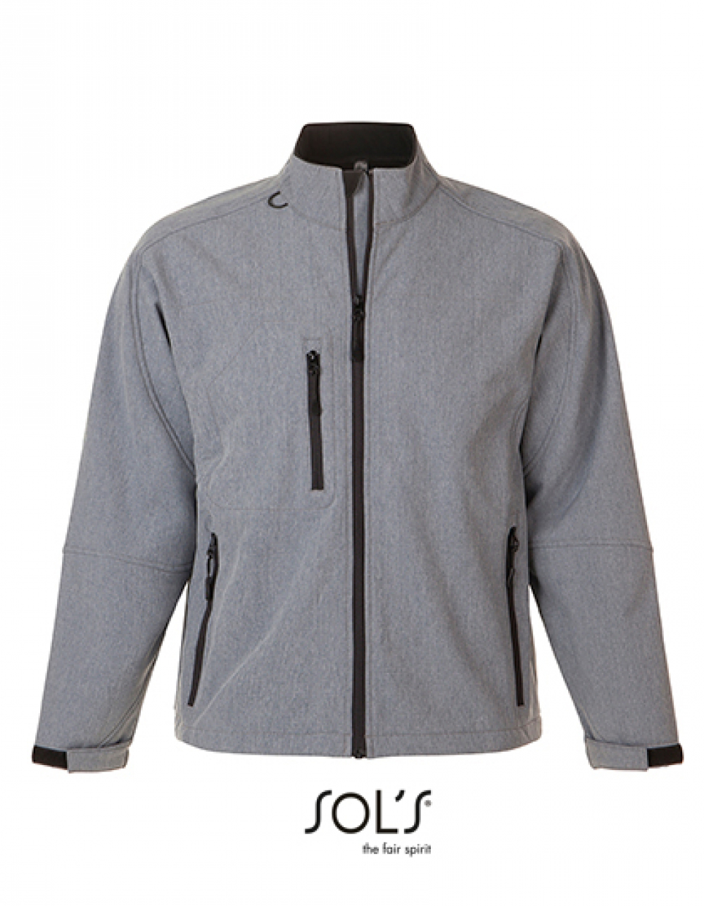 Softshell Jacke grey melange