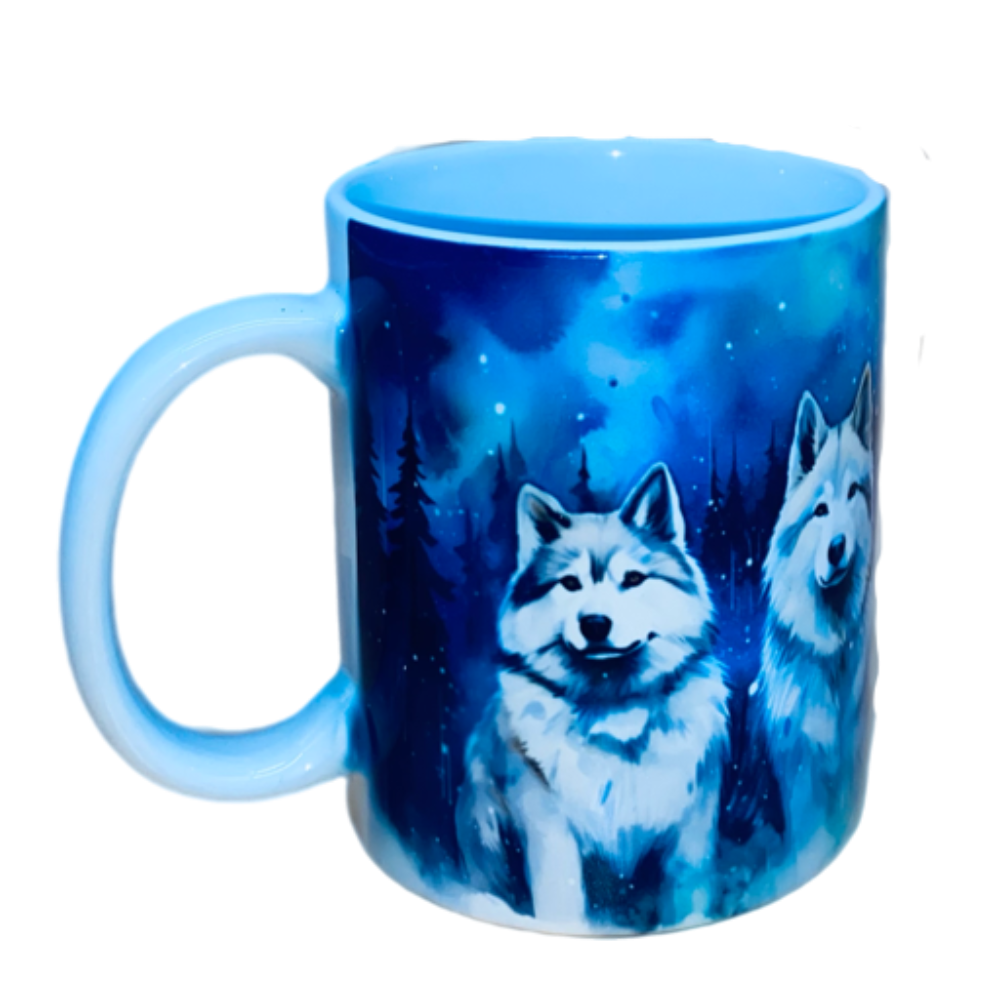 Motivtasse Husky 1