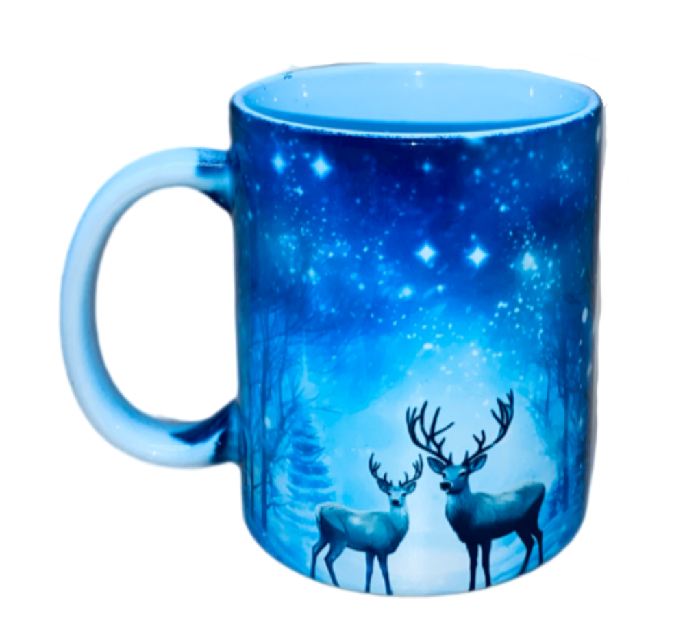 Motivtasse Winterrehe