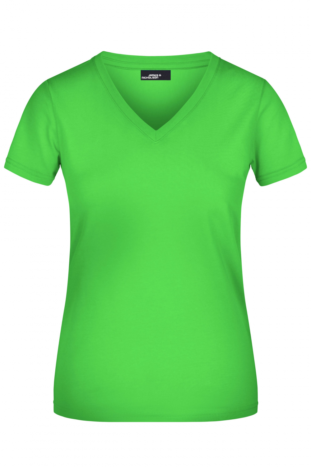 Ladies V-Neck Shirt lime