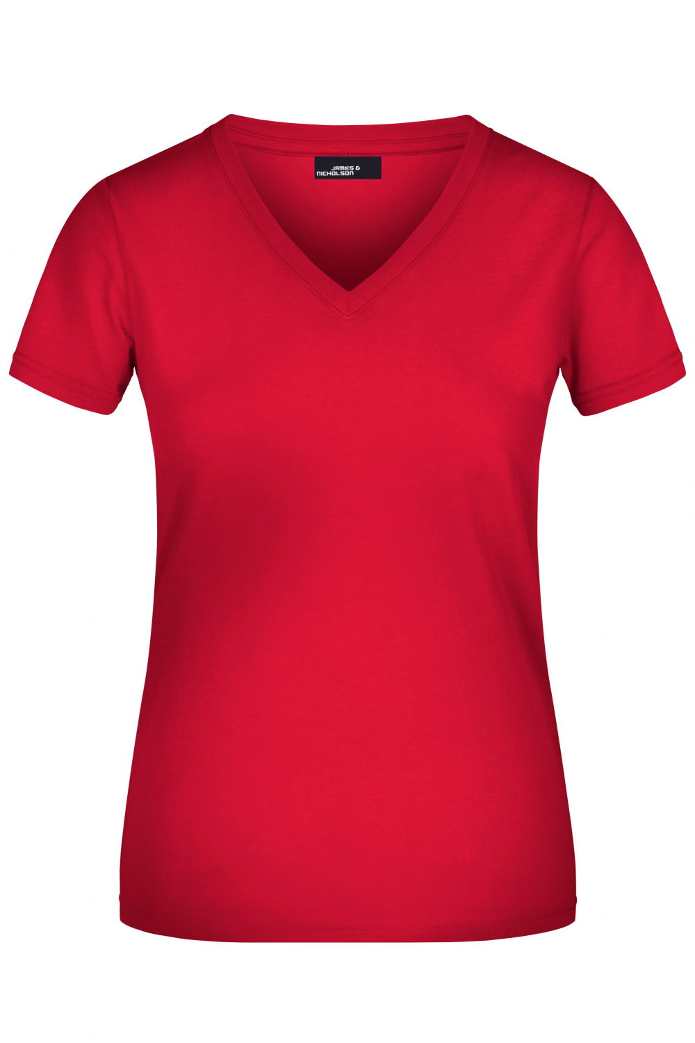 Ladies V-Neck Shirt rot